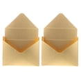 thumbnail image 1 of Boîtes d'Emballage de Fleurs en Forme d'Enveloppe Dorée pour Mariage Ou Rangement 2 Pcs, 1 of 8