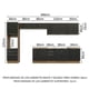 thumbnail image 3 of Cocina Integral Completa Modular Madesa Lux 400cm MN 02, 3 of 10