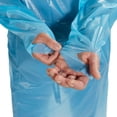 thumbnail image 5 of McKesson Disposable Polyethylene Film Protective Procedure Gown Blue One Size Fits Most 75 per Case, 5 of 5