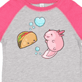 thumbnail image 4 of Inktastic An Axolotl Meets a Taco Boys or Girls Toddler T-Shirt, 4 of 5