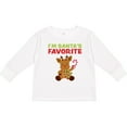 thumbnail image 3 of Inktastic I'm Santa's Favorite Reindeer Boys or Girls Long Sleeve Toddler T-Shirt, 3 of 5