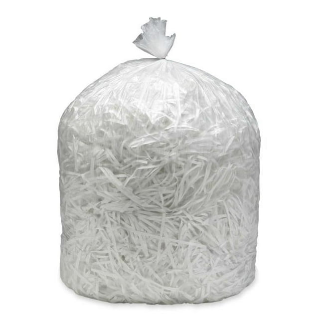 Sac de Déchiqueteuse 39 x 51 Po, Transparent - 50 Unités