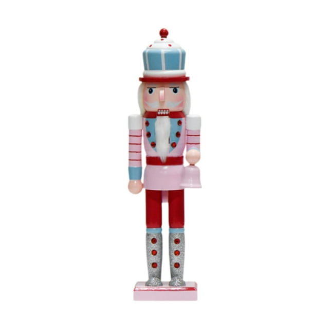 Soldado Cascanueces de Navidad de 15 pulgadas de altura para cumpleaños, árbol de Navidad y chimenea. Campana