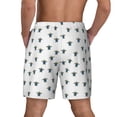 thumbnail image 4 of Uemuo Turtle Pattern Mens Swim Trunks Quick Dry Board Shorts with Mesh Lining, Stretch Beach Shorts Quick Dry No-Chafing Board Shorts-Medium, 4 of 9