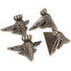 thumbnail image 1 of 4 piezas Pequeño pie de esquina de metal decorativo para joyero, mesa con tornillos Estilo vintage, 1 of 2