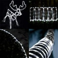 thumbnail image 5 of ZOELNIC Solar Rope Tube Lights 23ft 50LEDs Waterproof String Light with 8 Lighting Mode Outdoor Garden Lamp Christmas Wedding Party Decor, 5 of 12