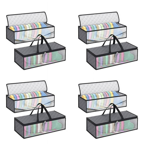 8 Pack Hat Storage Bag for Baseball, Caps Hat Organizer Case Hat Holder Rack with 2 Carry Handles for Closet Moisture