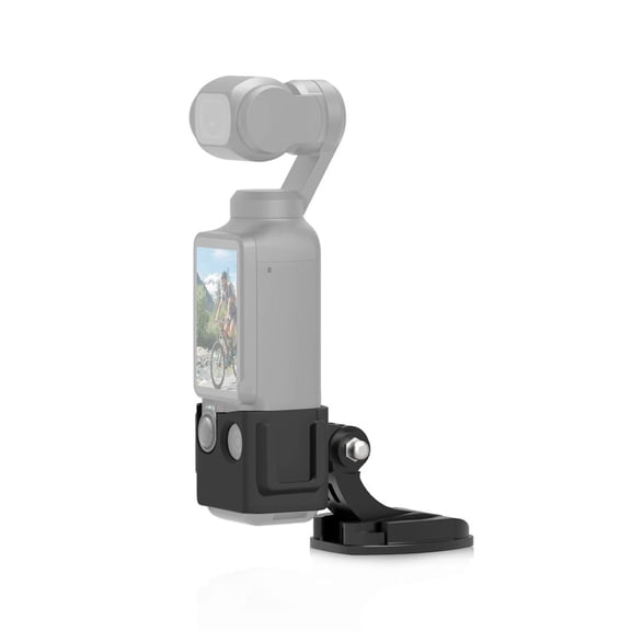 For DJI OSMO Pocket 3 QKOO Protection Frame Cage Expansion Adapter Bracket (Black)