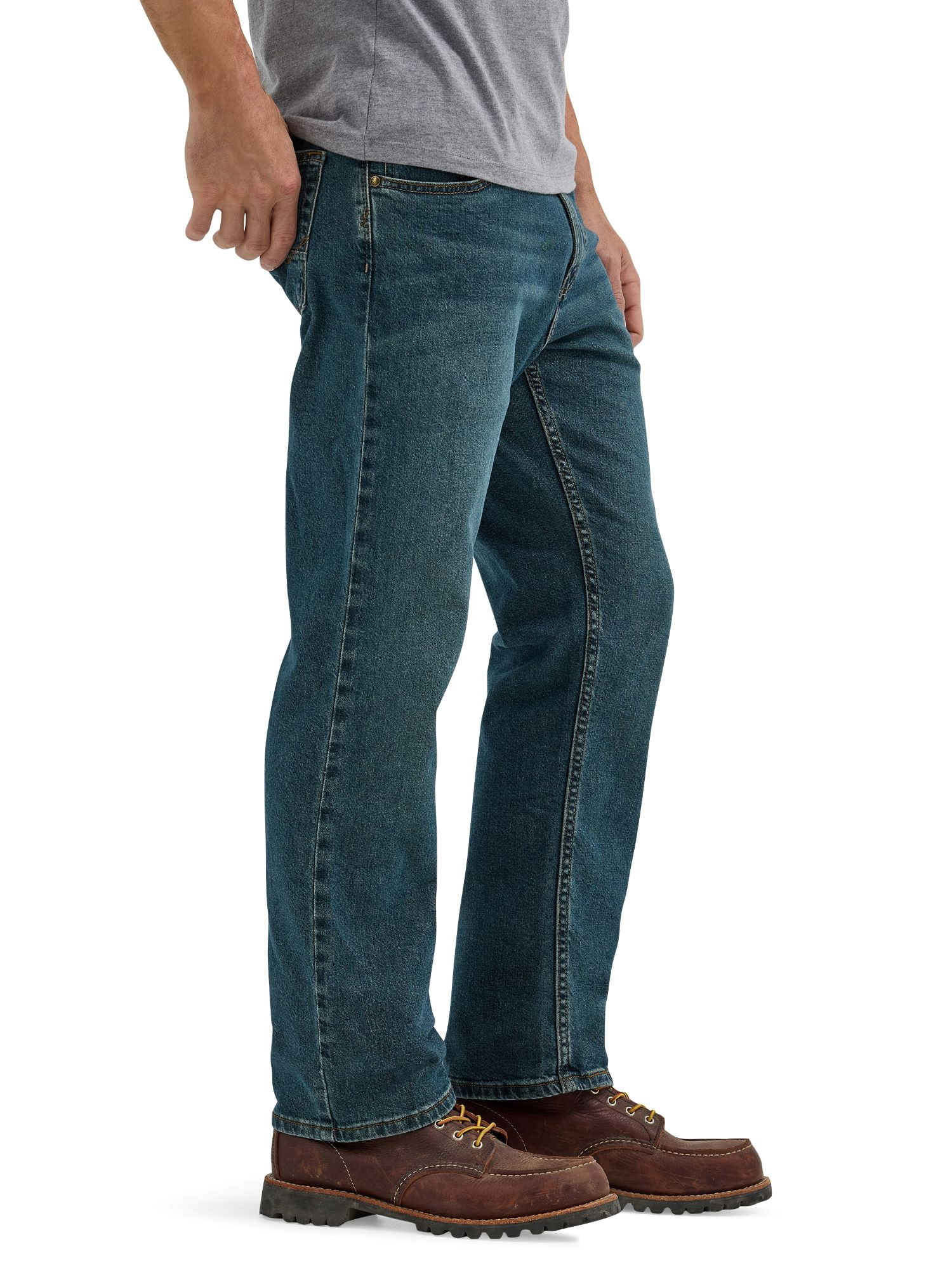 Wrangler Men's Straight Fit Jean with Stretch