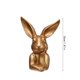 thumbnail image 4 of Conejo Accesorios para Conejos Interior Gold Bunny Estatua Vintage Spring Conejos Mesa de Pascua Centerpiece para Casa Interior Escultura de Pascua Elegante Estatua Regalo Coleccionable Vacaciones, 4 of 5