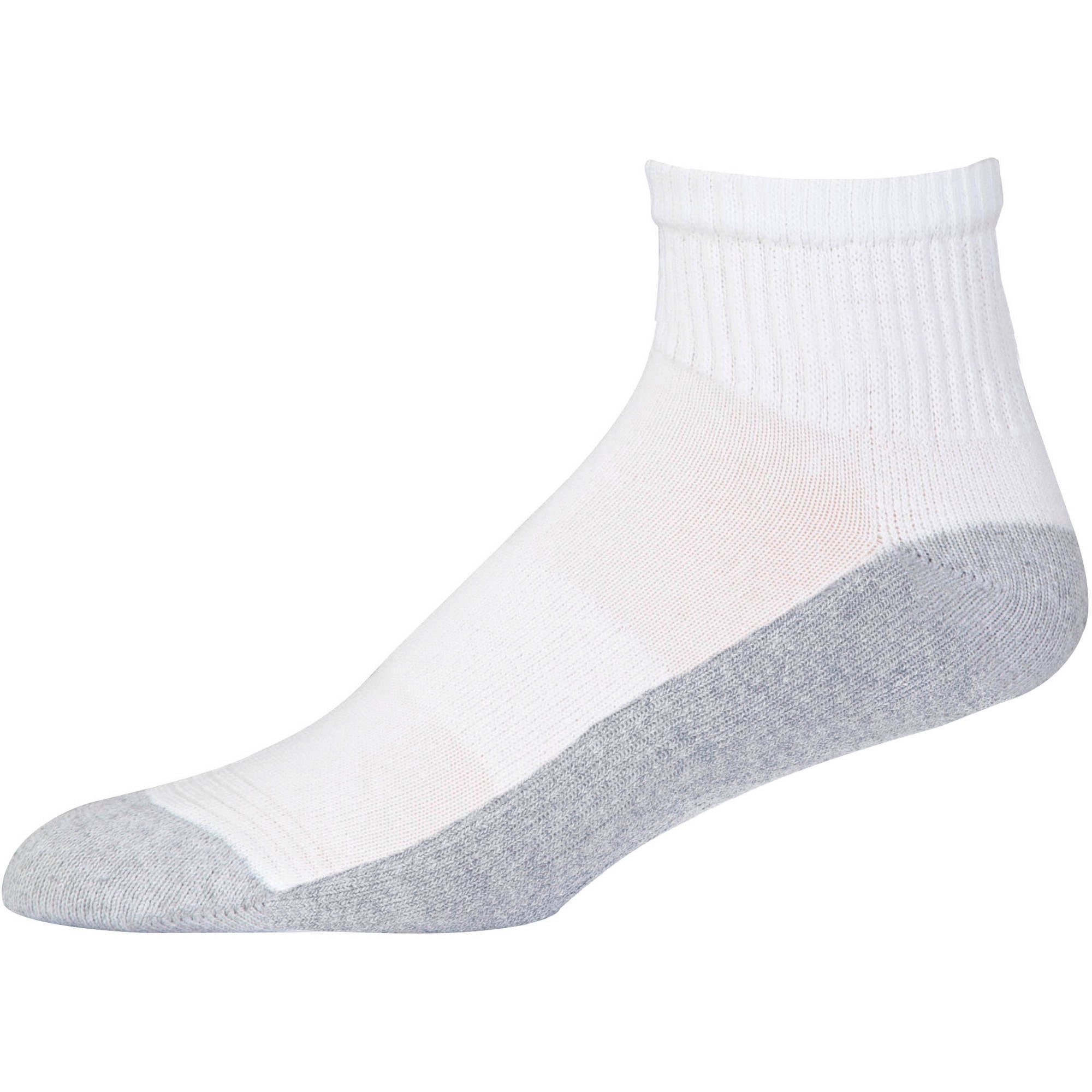 Gildan Men's Active Stretch White Ankle Socks, 10-Pack - Walmart.com