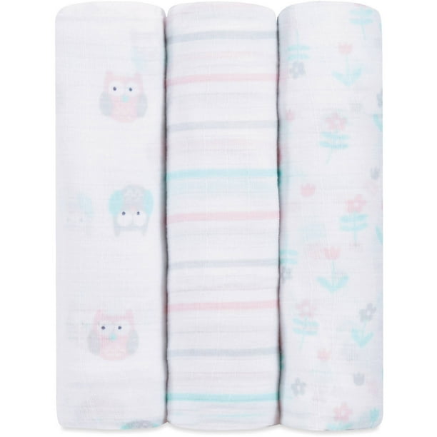 ideal baby by the makers of aden + anais Swaddles, Owls