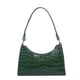 thumbnail image 2 of Bolsa 5 uds. De bolso de mano de piel sintética de cocodrilo a la moda para mujer, bolso de hombro sólido (verde) Tmvgtek Para estrenar, 2 of 9