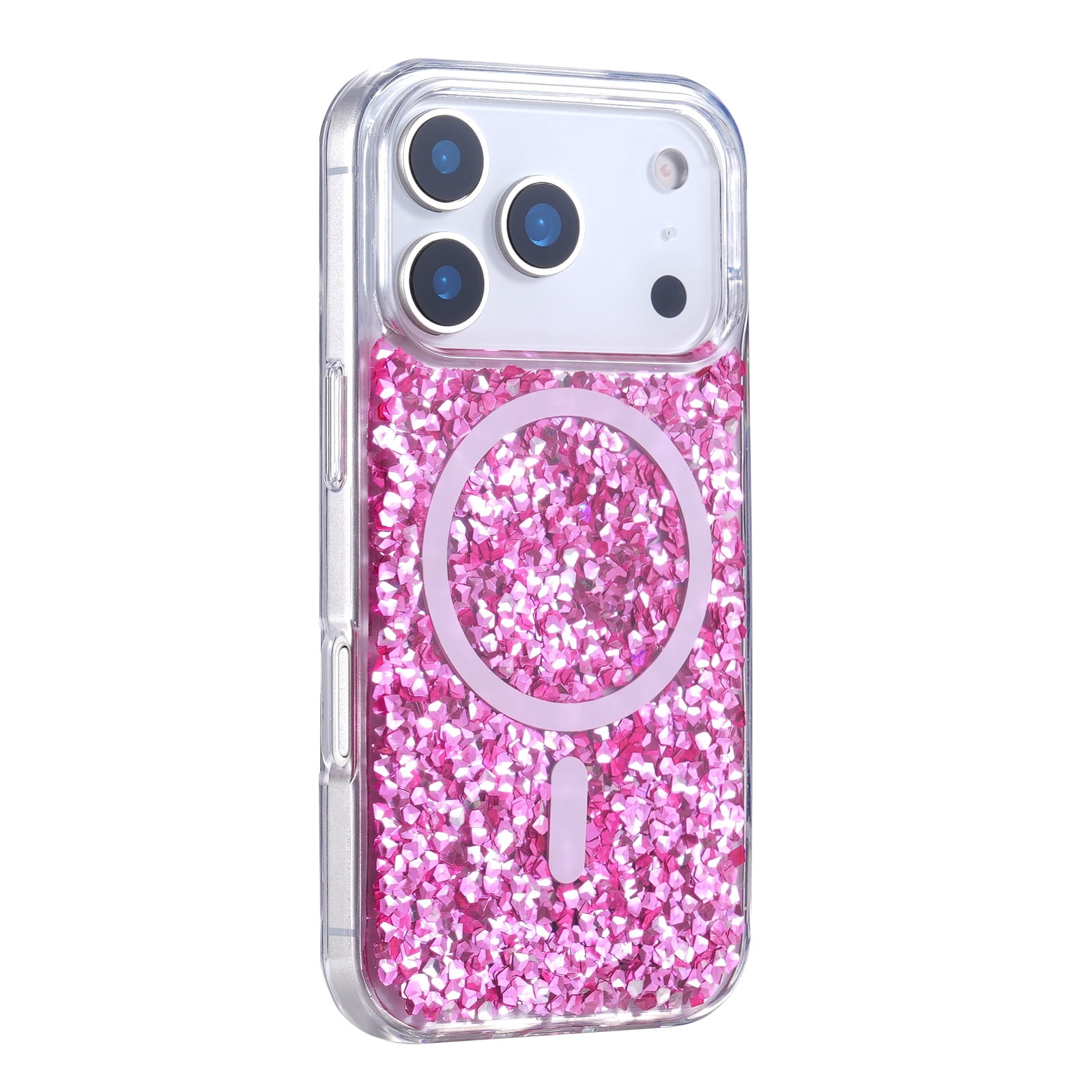 Sparkling MagSafe Case for iPhone 17 Pro Max - Pink