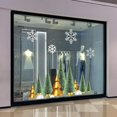thumbnail image 4 of Pegatina de decoración de ventana de puerta de vidrio de árbol de Navidad, pegatina grande de doble cara, tienda estática, supermercado, 4 of 4