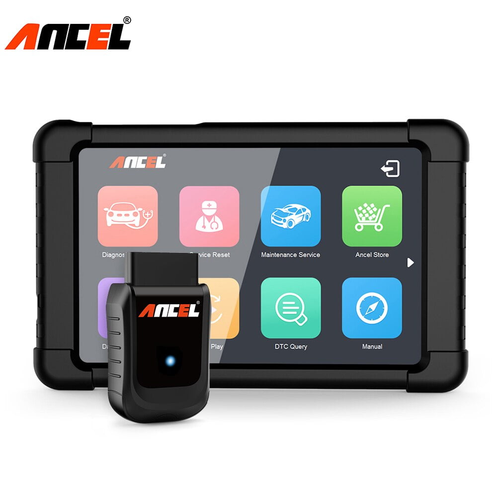 Uitschakelen Harde ring Vrijgekomen Ancel X5 WiFi OBD2 Scanner Diagnostic Tool Full Systems ABS Airbag EPB DPF  Oil Light Reset OBD Automotive Scanner Auto Scan Tool with 8" Tablet, Black  - Walmart.com