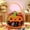 U, variant on Clearance Sale | Non-Woven Round Pumpkin Halloween Candy Bag, Reusable Trick-or-Treat Tote, Classic Style