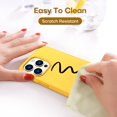 thumbnail image 5 of ImpactStrong Heavy Duty Silicone Case for iPhone 13 Pro [Drop Protection] Rubber Gel Cover with [Soft Anti-Scratch Microfiber Interior] Shockproof Phone Case for iPhone 13 Pro 6.1 Inch - Yellow, 5 of 9