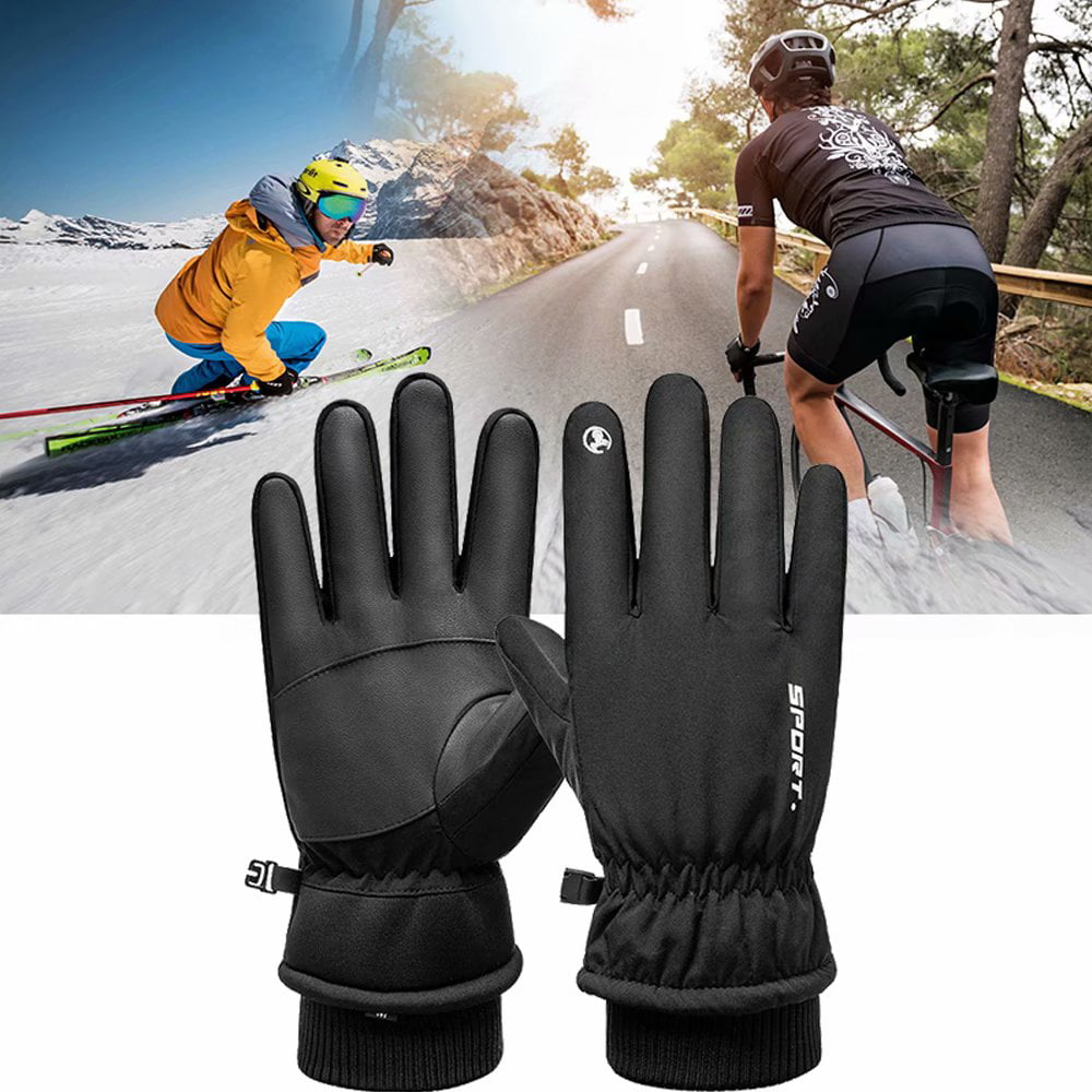 Warm Winter Gloves Windproof Touchscreen Running Workout Gloves for Men Women 