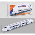 thumbnail image 1 of Interactive Electric High-Speed Train Toy for Kids 4-6: Assemble & Play Simulation Harmony Express with Universal Movement – 4-Car Set (551A-2) for Parent-Child Bonding, Intellectual Development &, 1 of 5