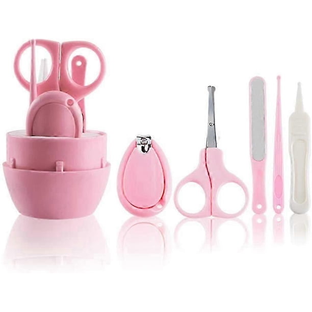 Baby Manicure Kit, Uneeber 5-in-1 Baby Nail Care Set, Safe Baby Nail Clipper, Scissor, File & Tweeze
