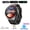 Black Silicone, variant on 2024 Men's Smart Watch, 1.43" AMOLED HD Display, NFC Call, 380mAh, Multi-Sport, Silicone Strap