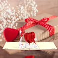 thumbnail image 1 of Tarjetas del Día de San Valentín Tarjeta de boda Tarjeta de invitación de Cupido del corazón Tarjetas de felicitación 3D para la boda Día de la Madre Macarena Tarjetas del día de San Valentín, 1 of 8