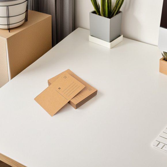 LOLIPPYY Brown Kraft Postcard Paper for Printing and Mailing with Address Section for Correspondence