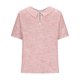 thumbnail image 5 of Ploknplq Elbow Length Tee Shirts for Women,Gradient Shirt,Tunic Tee,Womens Summer Tops Lapel Striped Back Loose Top Casual Shirt T Shirt,3/4 Sleeve Tunic Tops for Women,Top for Women Red 3XL, 5 of 5