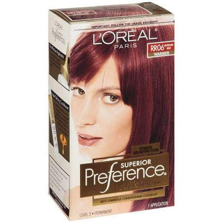 L'Oréal Paris Superior Preference RR06 Intense Red Permanent Hair Dye
