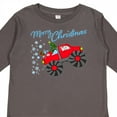 thumbnail image 4 of Inktastic Merry Christmas Santa Drives a Monster Truck Boys or Girls Long Sleeve Toddler T-Shirt, 4 of 5