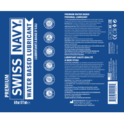 SWISS NAVY Premium Water Based Lubricant, 6oz.