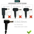 thumbnail image 2 of EBK 19V 3.42A 65W Laptop Charger AC Power Adapter for ASUS X551C, X551CA, X552L, X554LP, X555LA, X555SJ, R554L, R557LP,P/N:ADP-45BW ADP-65JH BB EXA0703YH PA-1700-02 PA-1650-78, 2 of 7