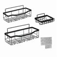 thumbnail image 1 of Adhesive Shower Organizer For Bathroom Storage&home Decor&kitchen,rustproof Stainless Steel Bathroom Organizer-jc, 1 of 5