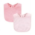 thumbnail image 3 of Hudson Baby Infant Girls Rayon from Bamboo Bib with Waterproof Lining 10pk, Pink Mint, One Size, 3 of 7