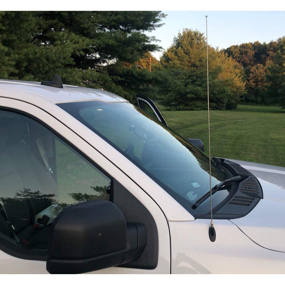 31 Inch Antenna Mast for Toyota Cars and Trucks (Chrome)