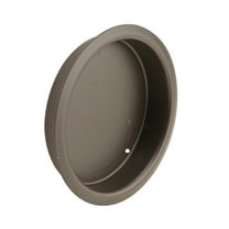 N7211 2-1/8" Bronze Closet Door Mortise Pull, 2 Count