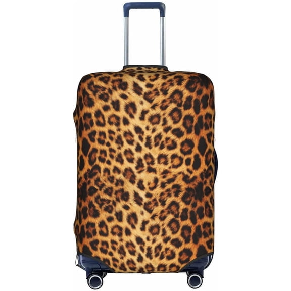 Wild Animal Cheetah Leopard Print Luggage Cover Elastic Washable Stretch Suitcase Protector Anti-Scratch Travel Suitcase Cover for Kid and Adult XL (29-32 inch suitcase)