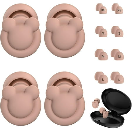 

2 Pairs Ear Plugs For Sleeping Noise Cancelling Reusable Earplugs For Noise Reduction 24Db-30Db With 16 Ear Tips Hearing Protection Ear Plugs For Concert Noise Sensitivity Study & Work Reusable