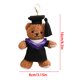 thumbnail image 3 of Decoración del hogar, decoración de habitaciones, decoración de paredes Oso de graduación Oso de peluche de graduación de doctorado con birrete y toga Muñeco de peluche con birrete de soltero Regalo d, 3 of 7
