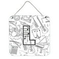 thumbnail image 7 of Carolines Treasures CJ2007-JDS66 Letter J Musical Note Letters Wall or Door Hanging Prints 6HX6W multicolor, 7 of 7