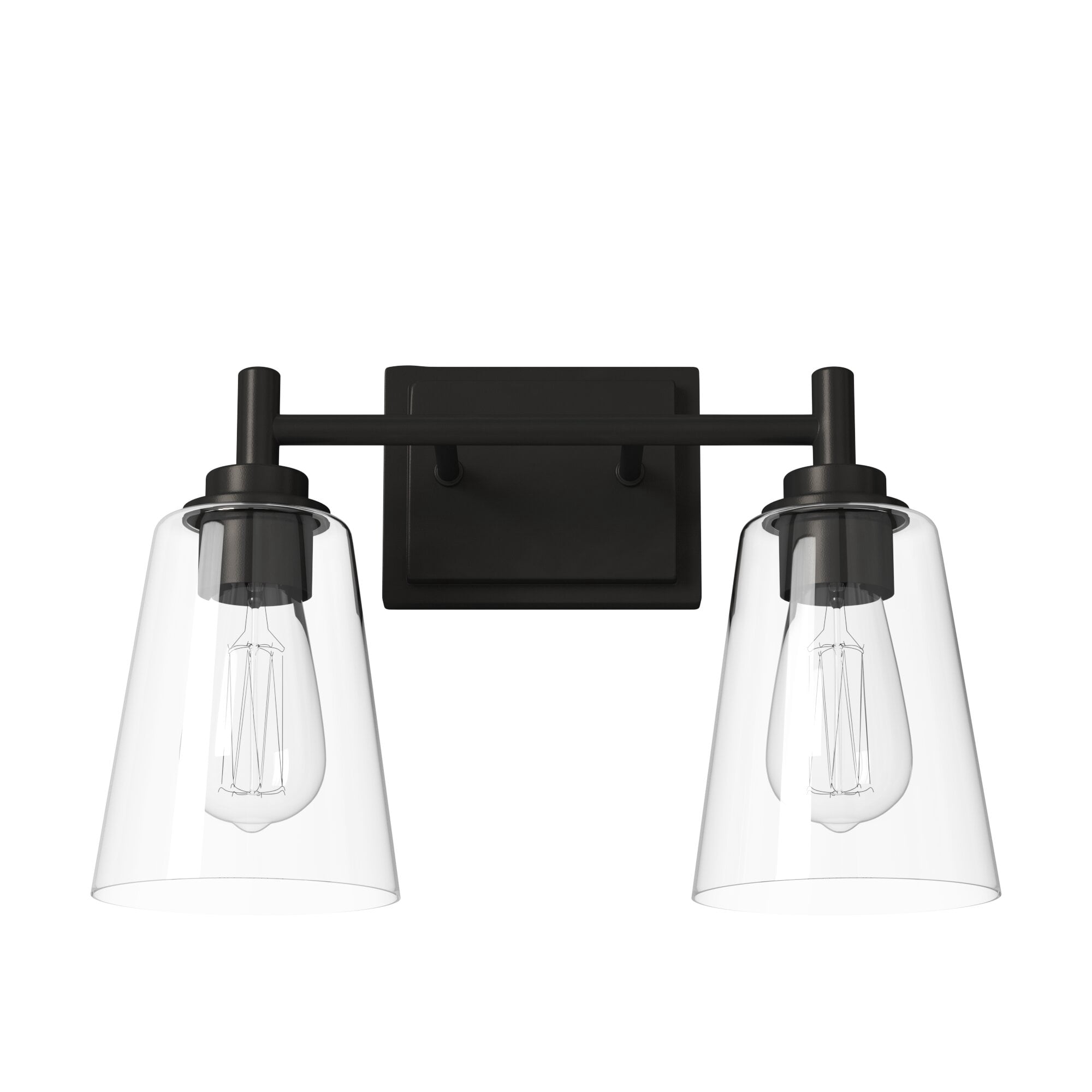 95702-MB-Designers Fountain-Westin - Two Light Bath Bar-Matte Black Finish