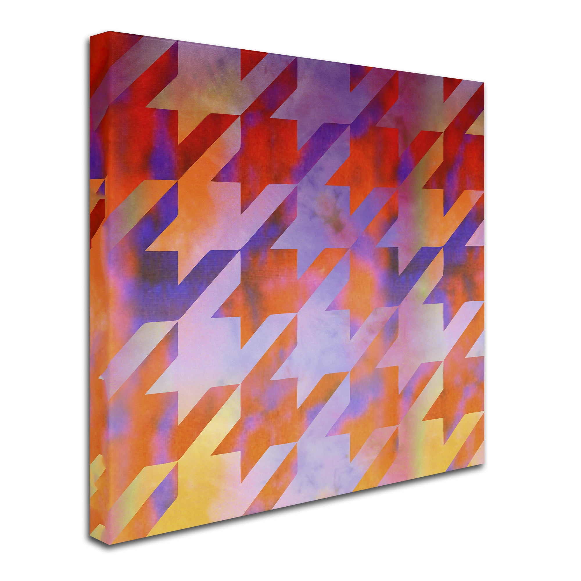 Trademark Fine Art "Houndstooth VIII" Canvas Art by Color Bakery