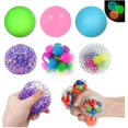 thumbnail image 1 of Juguetes antiestrés de bolas de estrés de ADN - Paquete de 6 bolas de estrés sensorial Nedo Fidget Toy Relief, 1 of 5