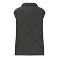 thumbnail image 5 of LIBRCLO Vest for Women Puff Sleeveless Quilted Jacket Stand Collar Zipper Coat Warm Outerwear with Pockets, 5 of 6