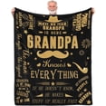 thumbnail image 1 of LHSHID Gifts for Papa Blanket Flannel Soft and Comfortable Anti static Bed Sofa Blanket 60x80in, 1 of 5