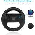 thumbnail image 2 of Switch Joycon Steering Wheel * 2, Joy-Con Racing Wheel Switch JoyCon Handle Steering Wheel Switch Racing Steering Wheel Mario Kart Racing Game Accessories Game Steering Wheel for Switch Joycon, 2 of 7
