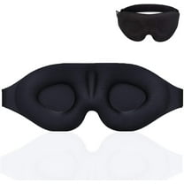 Sleep Mask for Women Men, Eye Mask for Sleeping 3D Contoured Cup Blindfold, Upgraded Eye Cover with Adjustable Strap, Blockout Light, Eye Pillow Soft Comfy Eye Shade for Nap Travel Night Shift