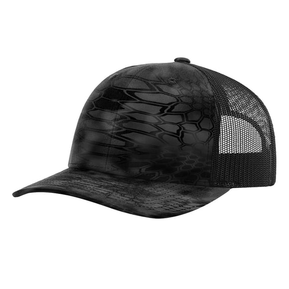 Gorro RICHARDSON de sarga con espalda de malla Trucker Snapback Typhon/Negro
