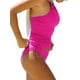 thumbnail image 3 of Sunloudy Charming Women Bikini Set, Neck Hanger Sin mangas Backless Crop Tops Bragas de color sólido para el verano, Ropa de mujer Sunloudy  S M L XL, 3 of 5
